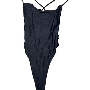 Playboy Women's Black Bodysuit
